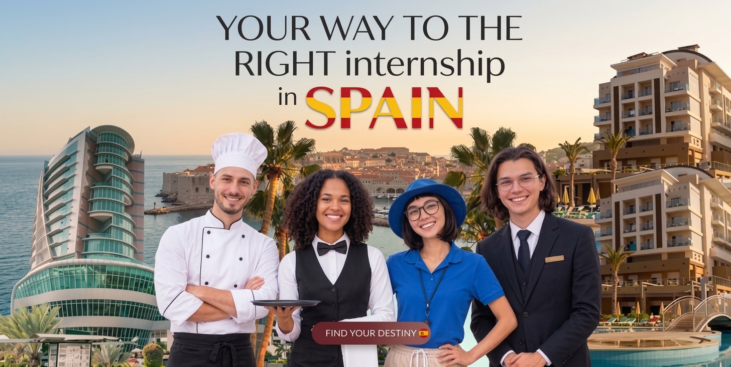 Young professionals ready for their internship in Spain